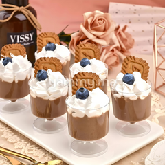 SET. 12 Verrines sur Pied Rond 60ml GA369