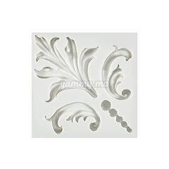 Moule Silicone Feuilles Rétro