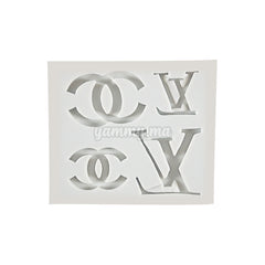 Moule Silicone 2 LV et 2 Chanel