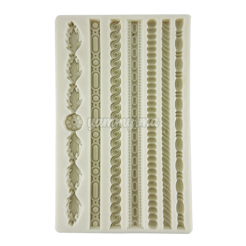 Moule Silicone 7 Bandes et Cordes