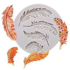 Moule Silicone 4 Plumes