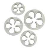 Set 4 Emporte-pièces Fleur Rose