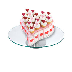 Plateau Tournant en Verre 30 cm / h 7 cm