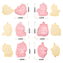 6 Emporte-Pieces Licorne