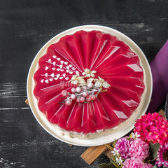 Moule à Gâteaux en Granite 24cm "Elmas" Or - Taç