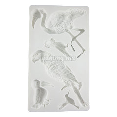 Moule Silicone 5 Oiseaux