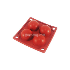 Moule Silicone 4 Demi Sphere 28/h17 mm "K006"