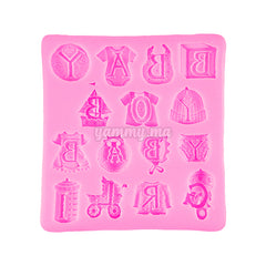 Moule Silicone Baby Alphabets