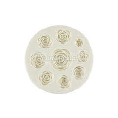 Moule Silicone 9 Roses Fleurs