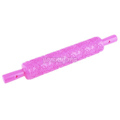 Rouleau à Pâtisserie avec Empreintes cœurs et Fleurs pour pâte à Sucre