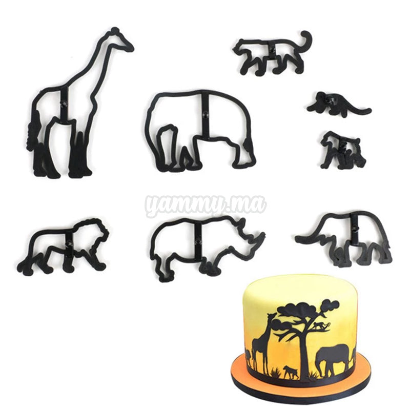 Lot 8 Emporte-pièces Animaux