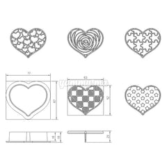 Emporte-pièces Coeur