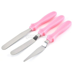3 Mini Spatules en Acier inoxydable