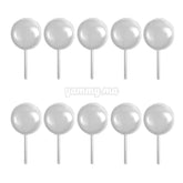 Mini Pipettes Ronde à cupcake presser jetables en plastique 25 Pcs
