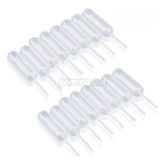 Mini Pipettes Oval à presser jetables en plastique 4ml 25 Pcs