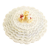 Dentelle Ronde en Papier Blanc