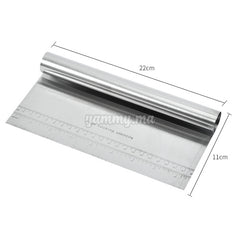 Grattoir à Patisserie XL 22 cm en Acier-inoxydable