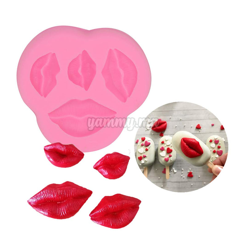 Moule Silicone Bouche Bisou et lèvres
