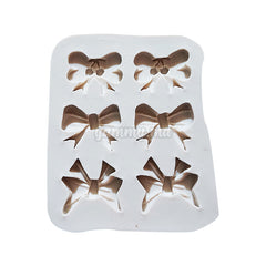 Moule Silicone 6 Noeuds Papillon