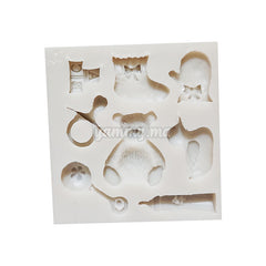 Moule Silicone Thème Baptême