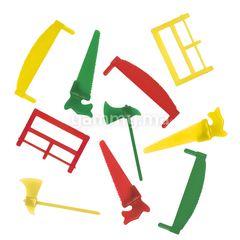 Haches & Scies pour Décor de Bûche de Noël (x10)