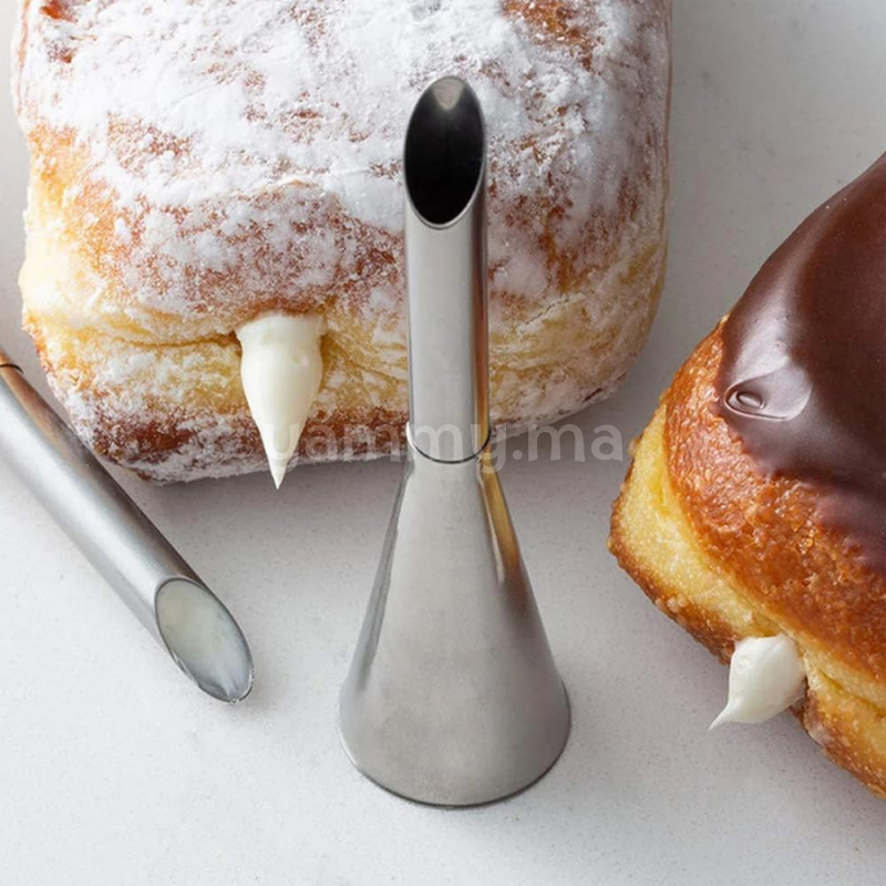 SET. 2 Douilles à Petit Choux en Inox