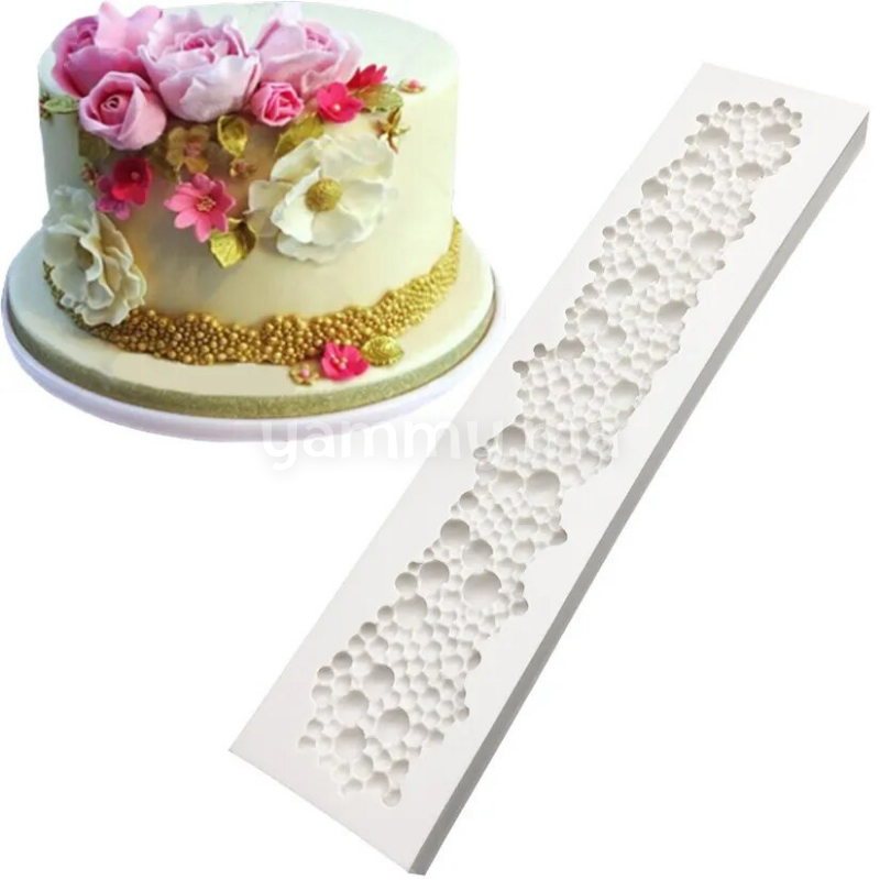 Moule Silicone Bande de Perles 3D