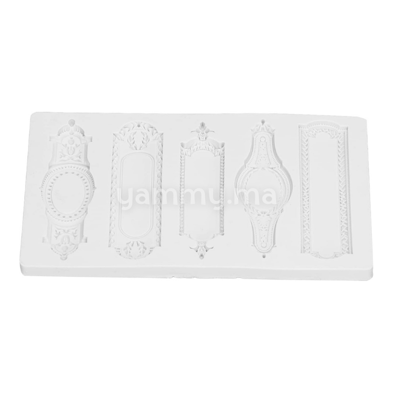 Moule Silicone 5 Cadres Vintage