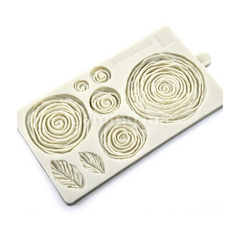 Moule Silicone 6 Roses pate a sucre