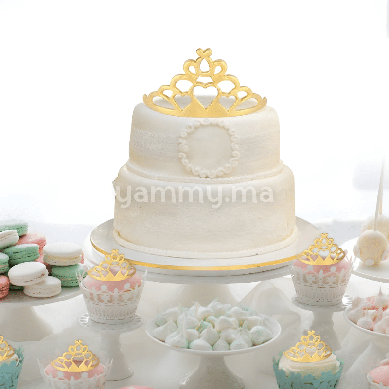 SET. 2 Emporte-pièces Couronne Princesse