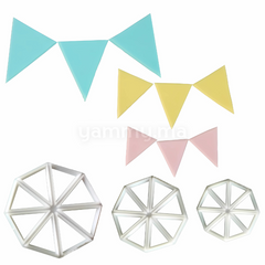 SET. 3 Emporte-pièces Fanions