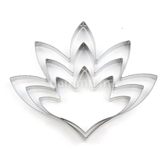 SET. 3 Emporte-pièces Pétales de Tubéreuse en Inox