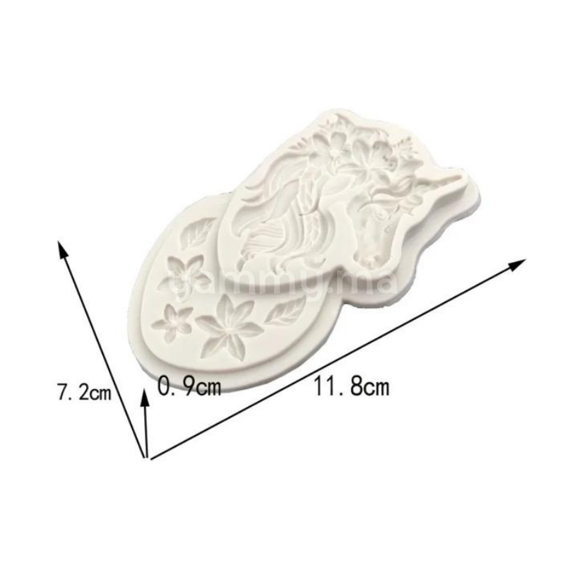 Moule Silicone Licorne