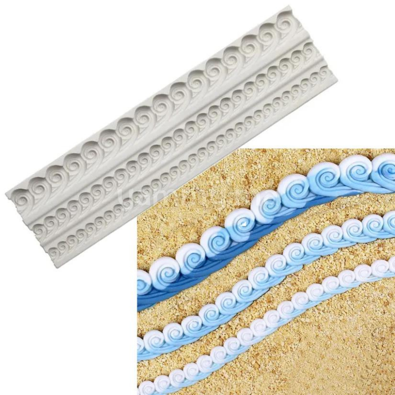 Moule Silicone 3 Bandes Vagues