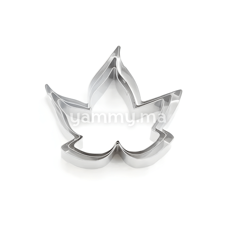 SET. 3 Emporte-pièces Feuille de Lierre en Inox