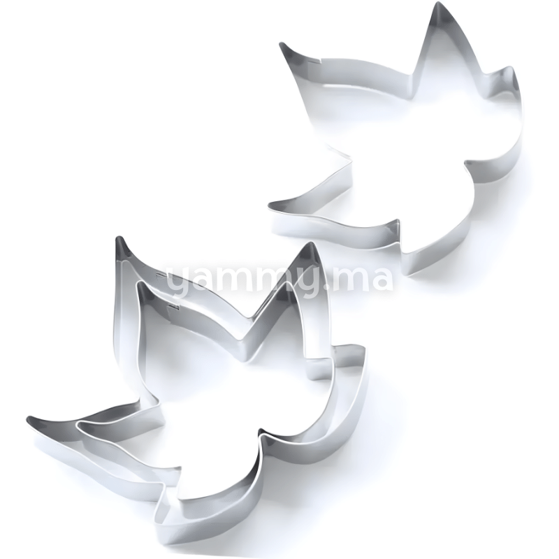 SET. 3 Emporte-pièces Feuille de Lierre en Inox