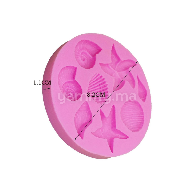 Moule Silicone Coquillages et Fruits de Mer