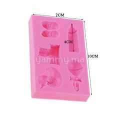 Moule Silicone Thème Bapteme