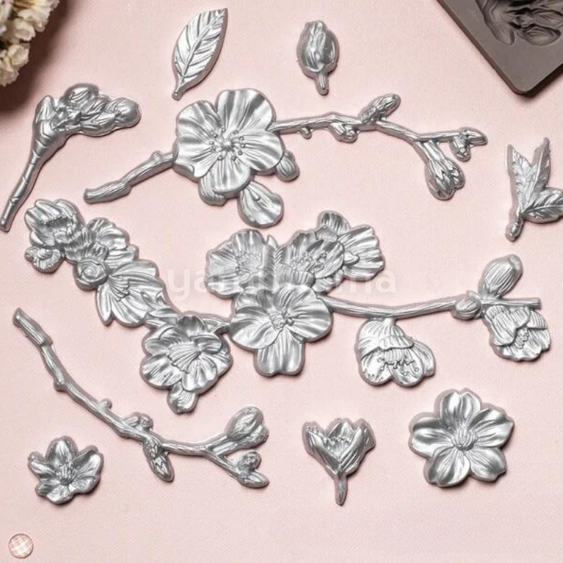 Moule Silicone Branches de Fleurs