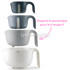 SET. 4 Récipients Bol, Passoire et Mesureur - Lacor 62633