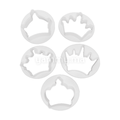 SET. 5 Emporte-pièces Mini Couronnes