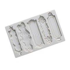 Moule Silicone 5 Cadres Vintage