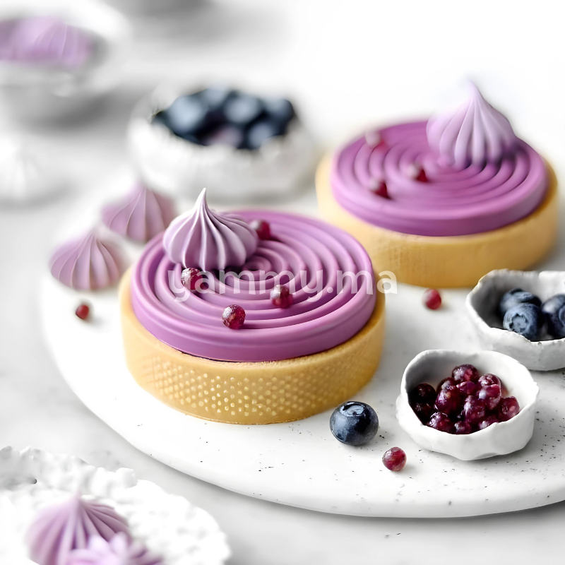 Cercle à Tarte Perforé Inox 10cm x h 2cm