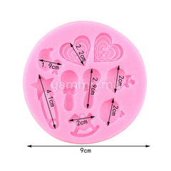 Moule Silicone Theme Bapteme