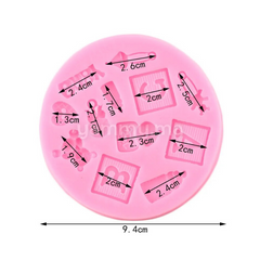 Moule Silicone Thème Baptême