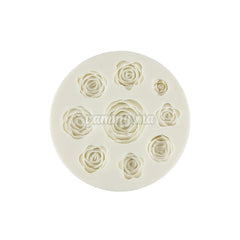 Moule Silicone 9 Roses Fleurs