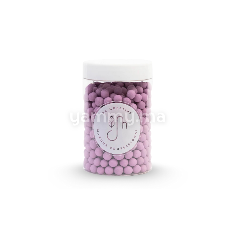 Mini Boules Croustillantes Lilac Mat Ø 7 mm 100 gr - Marone