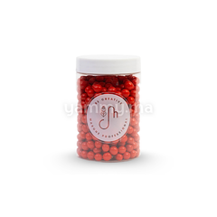 Mini Boules Croustillantes Rouge Brillant Ø 7 mm 100 gr - Marone