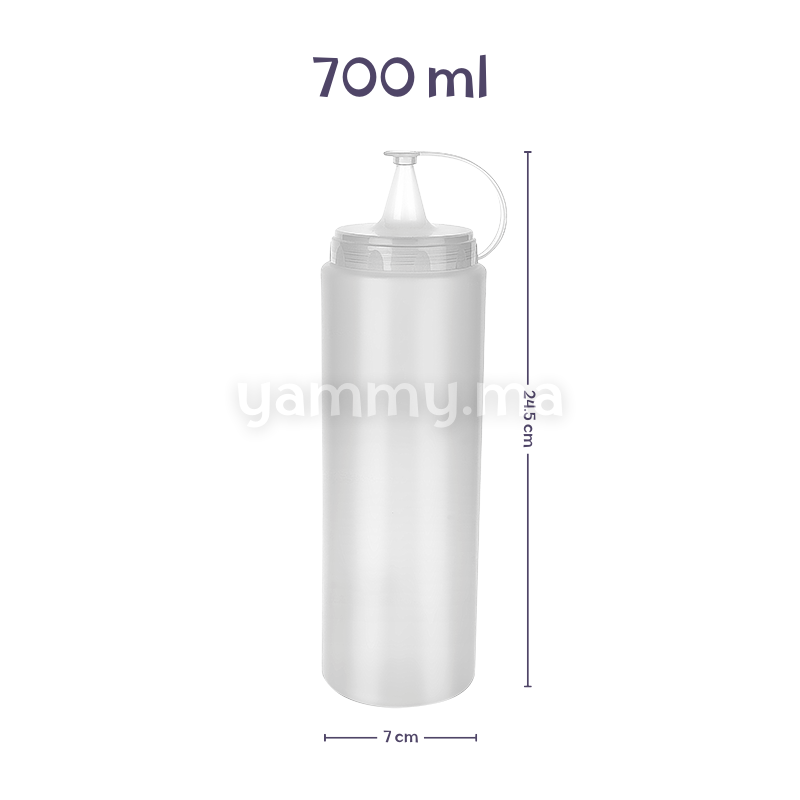 Flacon Verseur Souple Biberon à Sauce 700 ml - Titiz