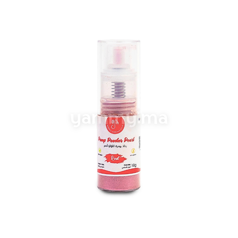 Colorant Scintillant en Poude Spray Rouge 10 gr - Marone